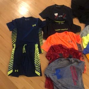 Youth under armour medium lot